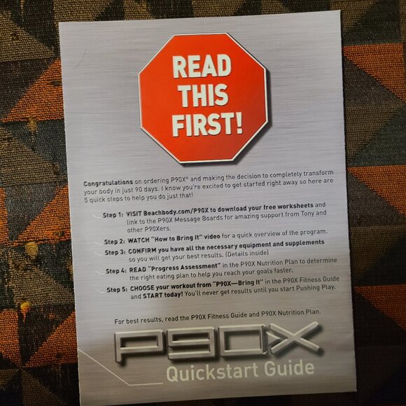 P-90X Extreme Home Fitness Workouts In Box W/ 13 DVD's Fitness Guide & Plan - Picture 11 of 11